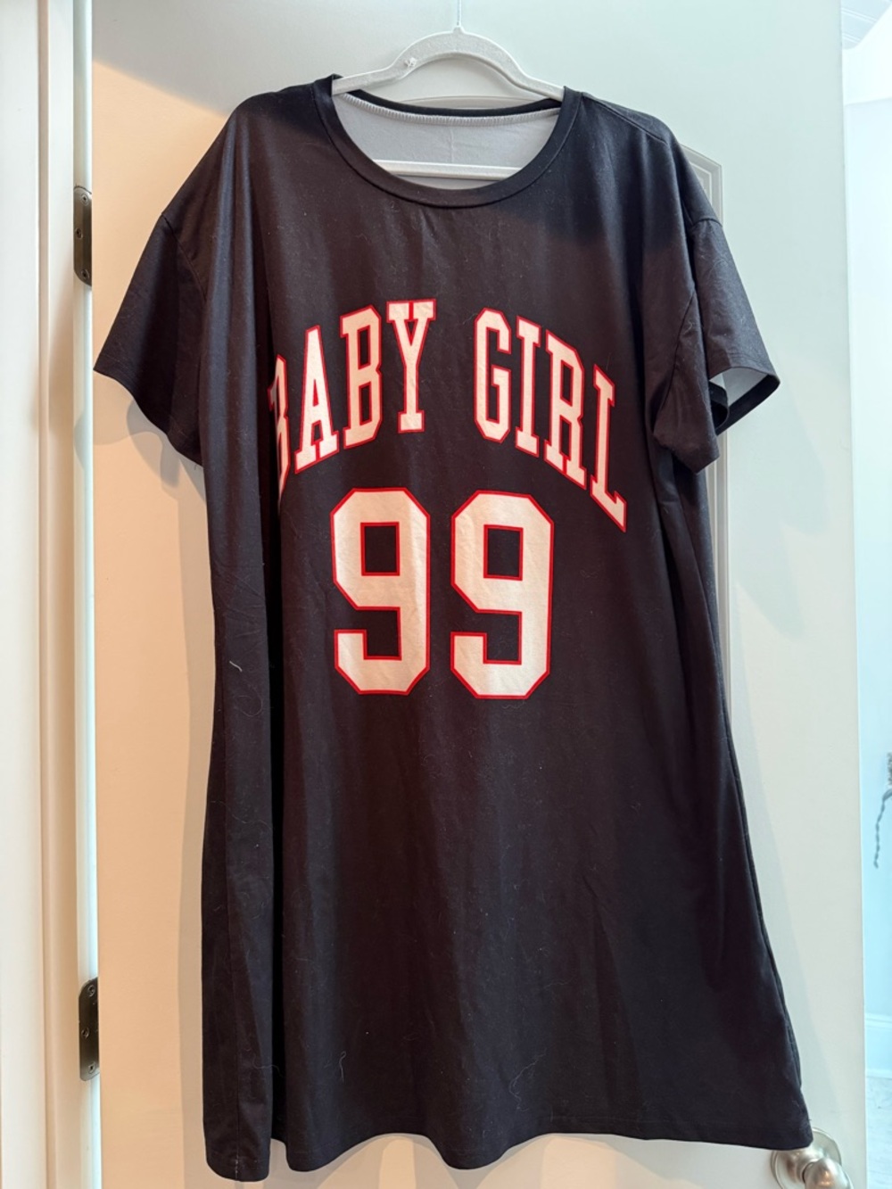 Black 'Baby Girl 99' Graphic Sleep Tee - Women